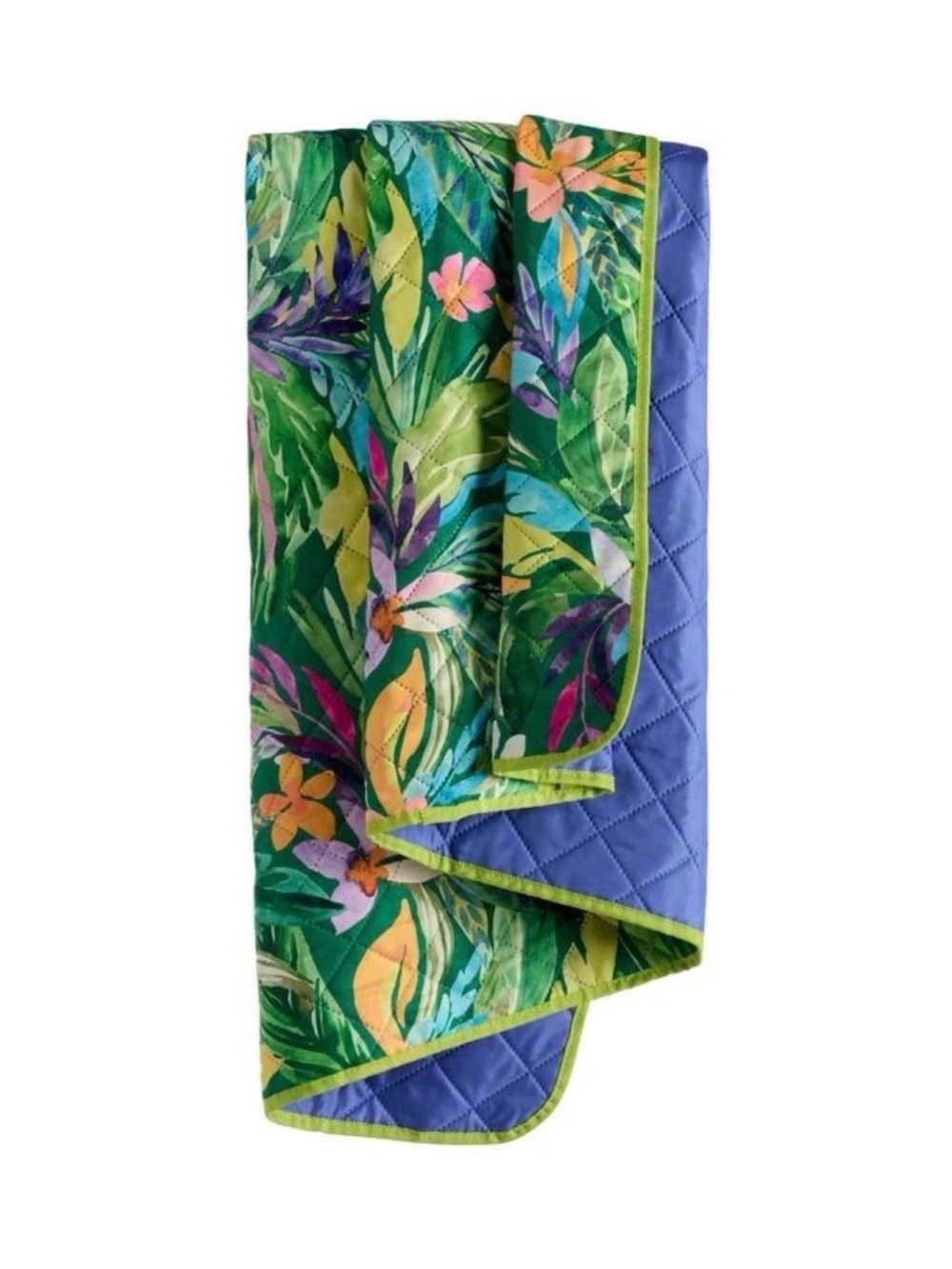 World Market Bright Print Roll Up Picnic Blanket with Strap. New With Tag!